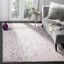 Ivory and Pink Floral 9' x 12' Synthetic Area Rug