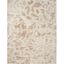 Ivory and Beige 8' x 10' Tufted Wool and Viscose Rug