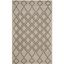 Gray Geometric Hand-Tufted Wool Area Rug, 5' x 8'