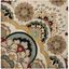 Ivory and Multicolor Tufted Handmade Wool Square Rug