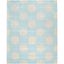 Turquoise and Yellow Handmade Wool Rectangular Area Rug