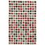 Ivory and Multicolor Tufted Wool Geometric Area Rug 2'6" x 4'