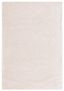 Beige Geometric Shag Synthetic 5' x 7' Reversible Area Rug