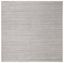 Elysian Silver Abstract 12' x 12' Square Synthetic Area Rug