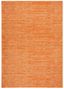 Orange Flat Woven Synthetic Area Rug, 5'1" x 7'6"