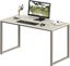 Maple and Steel 40-Inch Rectangular Computer Desk