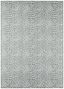 Gray Leopard Print Shag 3' x 5' Non-Slip Area Rug