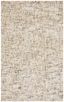 Beige and Gold Abstract Handmade Wool Area Rug