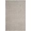 Luxurious Gray Square Shag Rug 59" Easy Care Synthetic