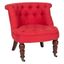 Cranberry Barrel Spot Wood Transitional Armless Chair