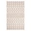 Ivory and Beige 8' x 10' Hand-Tufted Wool Shag Rug