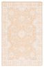 Ivory and Yellow Hand-Tufted Wool Floral Area Rug, 5' x 8'