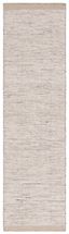 Ivory and Beige Tufted Wool Runner Rug, 2'3" x 8'