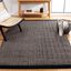 Handmade Black Wool Tufted Runner Rug 2'3" x 8'