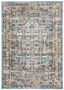 Monaco 48' x 26' Blue Geometric Synthetic Area Rug