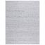 Ivory and Blue Flat Woven Wool Area Rug, 8' x 10'