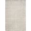 Elegant Mirage Hand-Knotted Gray Wool & Viscose 6' x 9' Rug