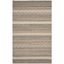 Beige and Gray Hand-Tufted Wool Square Area Rug