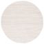 Ivory Hand-Tufted Wool Round Area Rug, 5' x 5'