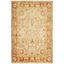 Elegant Ivory Wool 3' x 10' Hand-Knotted Traditional Runner Rug