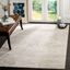 Elegant Beige & Grey 8' x 10' Hand-Knotted Wool Blend Area Rug