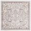 Palma Beige and Brown Oriental Synthetic Square Rug