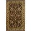 Handmade Ivory and Rust Wool Persian Style Rug, 8'3" x 11'