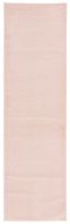 Pink Solid Synthetic Non-slip Runner Rug 2'3" x 8'