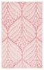 Capri Pink and Ivory Hand-Tufted Wool Area Rug, 3' x 5'