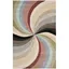 Handmade Multicolor Wool and Viscose Tufted Area Rug, 5' x 8'