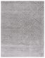 Gray Geometric Shag Area Rug, 8' x 10', Synthetic