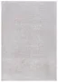 Light Grey Washable Shag Area Rug, 4' x 6'