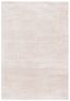 Beige 5' x 7' Rectangular Shag Synthetic Area Rug