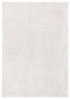 Ivory Geometric Shag Synthetic Area Rug, 4' x 6'