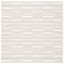 Ivory Geometric Flat Woven Synthetic Square Rug 36" x 36"