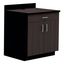 Asian Night Black Adjustable Shelving Office Cabinet