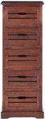 Coastal Charm Cherry Pine 5-Drawer Lingerie Cabinet