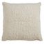 Ivory Faux Fur Square Throw Pillow Cover 18"