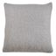 Gray Faux Mohair 22" Square Throw Pillow