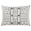 White Mud Cloth Cotton Throw Pillow Cover 14 x 20 in