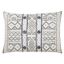 White Mud Cloth Cotton Throw Pillow Cover 14 x 20 in