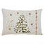 Ivory LED Lights Christmas Tree Down Filled Pillow