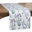 Lavender Blossom Print Bohemian Polyester Table Runner 16"x90"