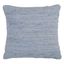 Aqua Chindi Textured Cotton Square Throw Pillow 18"