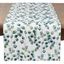 Eucalyptus Leaf Floral Print Cotton Table Runner