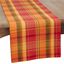 Warm Plaid Cotton Fall Thanksgiving Table Runner 16 x 108 in