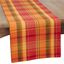 Warm Plaid Cotton Fall Thanksgiving Table Runner 16 x 108 in