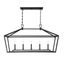 Townsend Matte Black 5-Light LED-Compatible Candle Chandelier