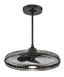 Wetherby Classic Bronze Industrial LED Chandelier Fan with Remote