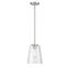 Calhoun Satin Nickel Glass Mini Pendant Light